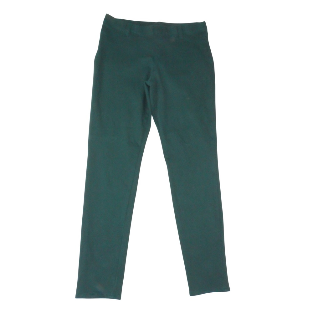 Faded Glory Womens Hunter Green Pull On Jeggings Stretch Skinny Pants L 12-14